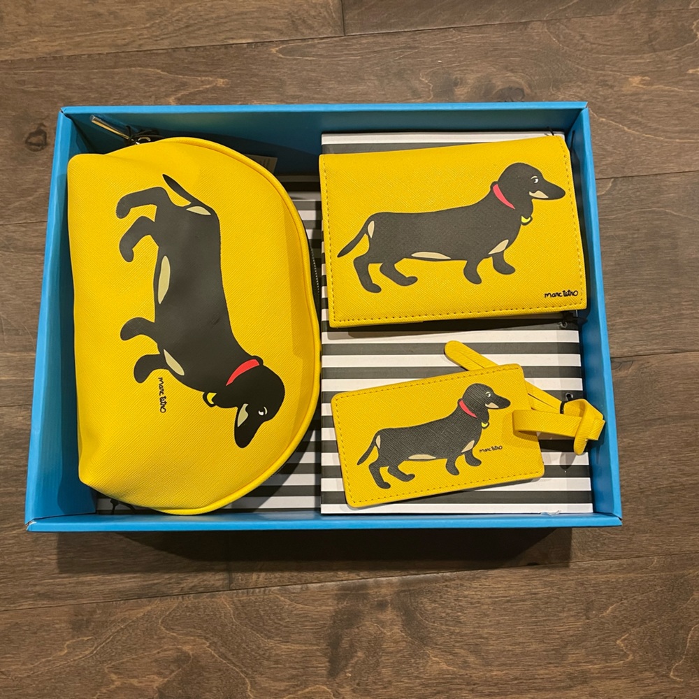 Marc Tetro Dachshund Travel Set